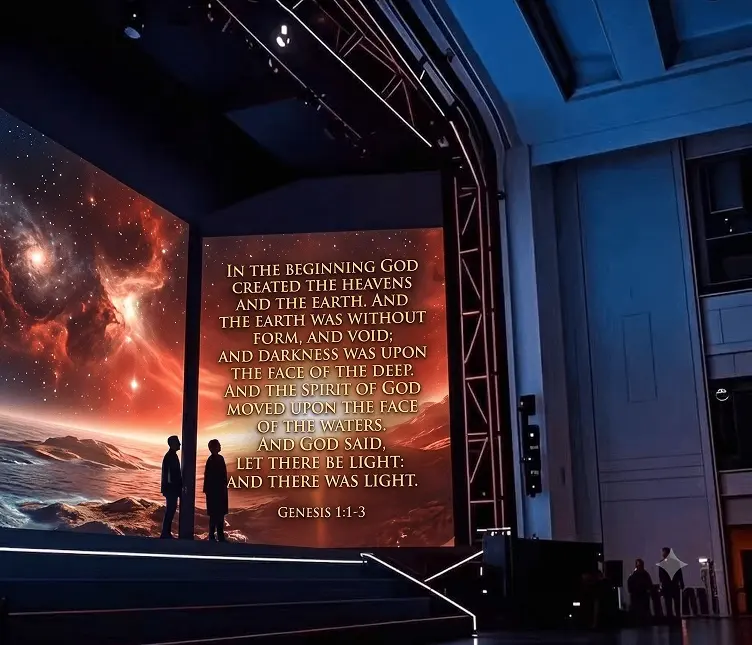 curtain-led-display-church